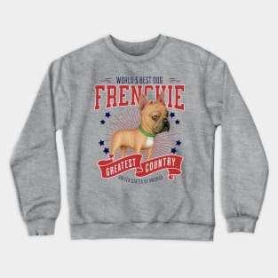 French Bulldog USA Crewneck Sweatshirt